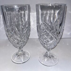 Shannon By Godinger Crystal Drinking Goblets
